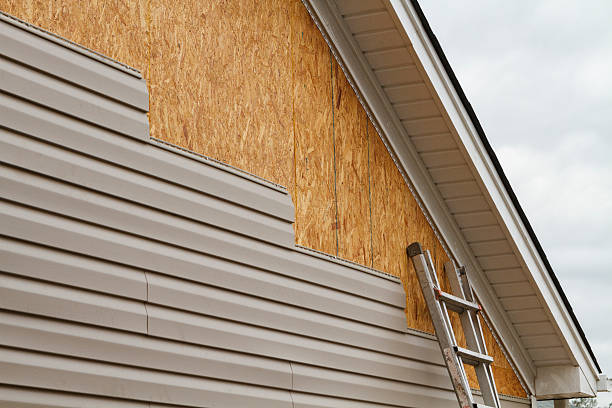 Professional Siding Replacement technician working in Danbury, NC